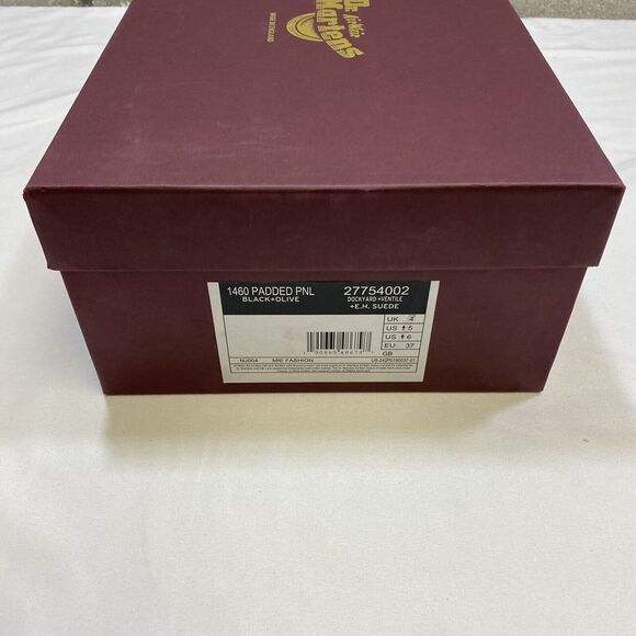 Dr. Martens Boots Men 5 Women 6 Pascal 1460 Leather Textile Padded England NIB - Picture 11 of 12